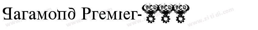 Garamond Premier字体转换